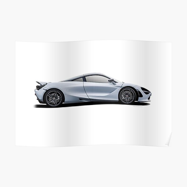 MCLAREN 720S MSO COUPE DUBAI AE100 Poster Print Art A0 A1 A2 A3 CAR POSTER
