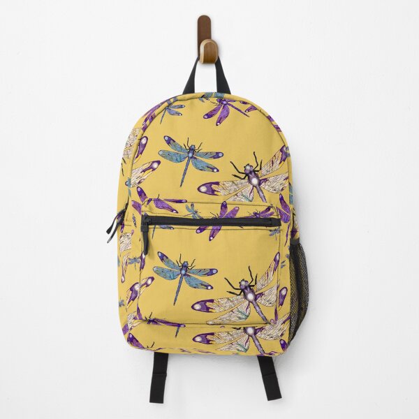 Item preview, Dragonflies on mustard  designed and sold by SarahMac39.