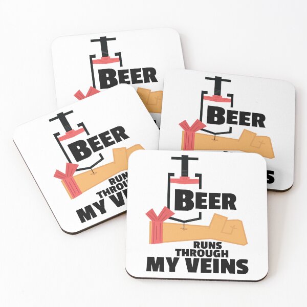Artikelvorschau, Bier fließt durch meine Adern, Spritze in den Arm, Bier-IV-Impfstoff, Männerhöhle, High werden, Biersüchtiger, Junkie, Süchtiger entworfen und verkauft von doseofwin.