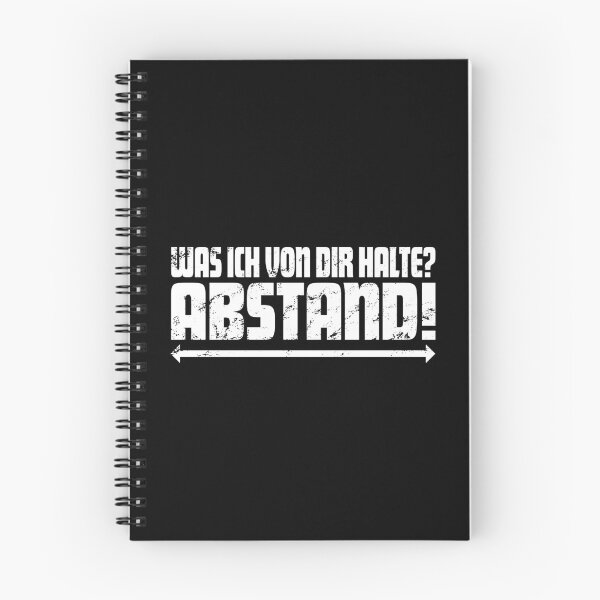 Item preview, Was Ich Von Dir Halte Abstand! designed and sold by StrongShirts.