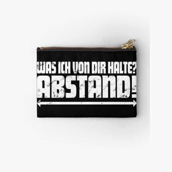 Item preview, Was Ich Von Dir Halte Abstand! designed and sold by StrongShirts.