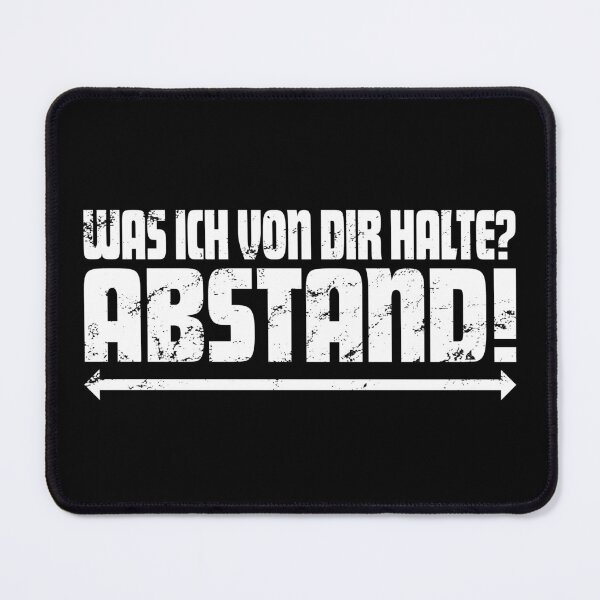 Item preview, Was Ich Von Dir Halte Abstand! designed and sold by StrongShirts.