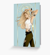 Emma Carstairs- The Dark Artifices Greeting Card