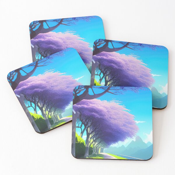 Item preview, Path Full of Jacaranda Trees designed and sold by Arkneer.