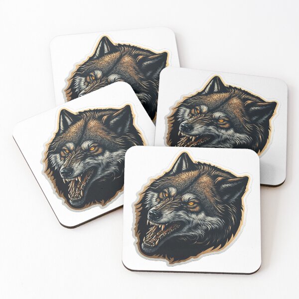 Item preview, Aggressive wolf designed and sold by Skyfe.