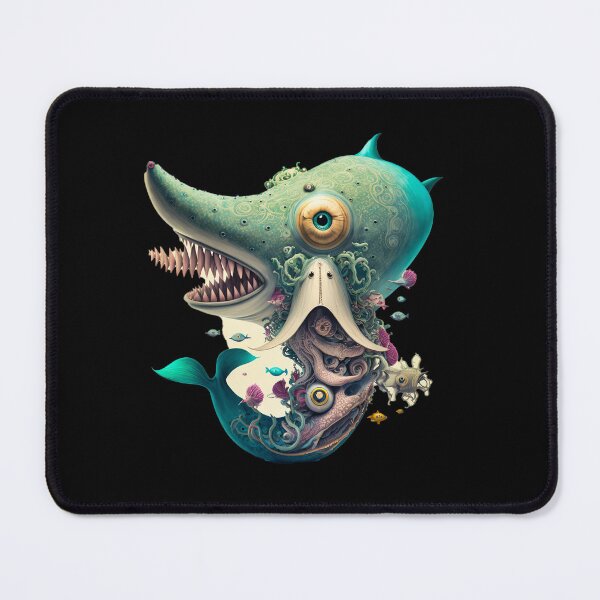 Item preview, A Shark and an Octopus mixed together as a fantastical animal designed and sold by Gallery of Weirdness.