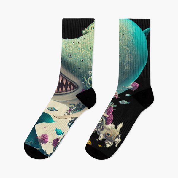 Item preview, A Shark and an Octopus mixed together as a fantastical animal designed and sold by Gallery of Weirdness.