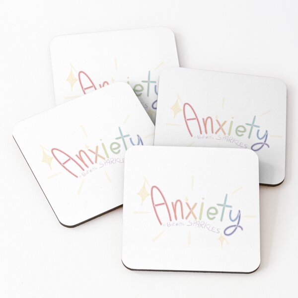 Item preview, Anxiety, BUT WITH SPARKLES designed and sold by 2hoursofsleep.