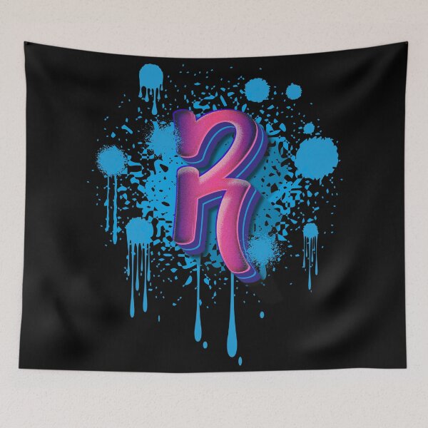 Item preview, R Graffiti Initial designed and sold by Kamiri.