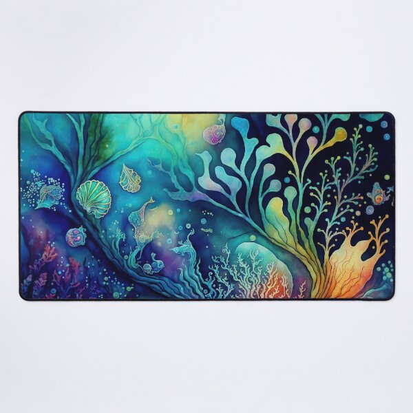 Item preview, Fantasy Underwater Ocean Sea Garden Meditation Fairy Tale designed and sold by goldufeenstaub.