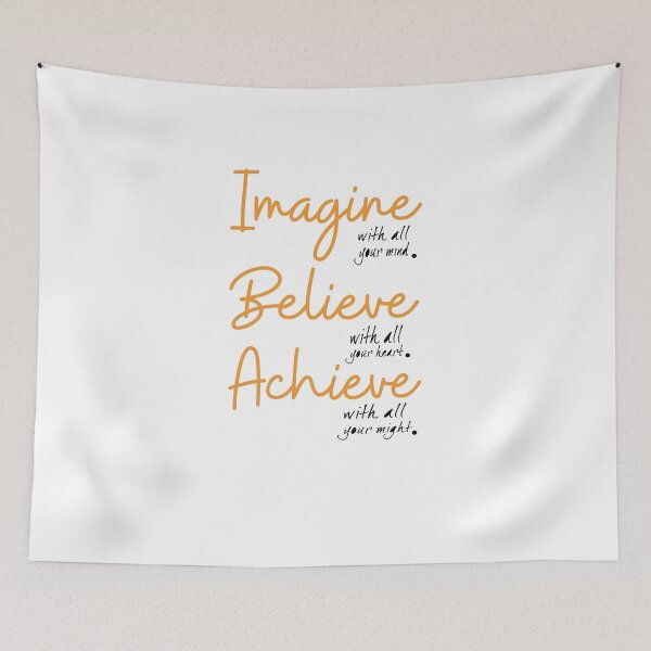 Item preview, Imagine Believe Achieve  designed and sold by hourrianouar.