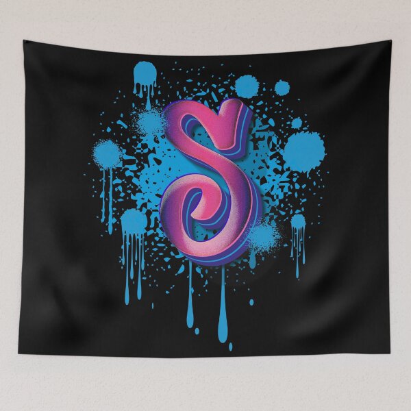 Item preview, S Graffiti Initial designed and sold by Kamiri.