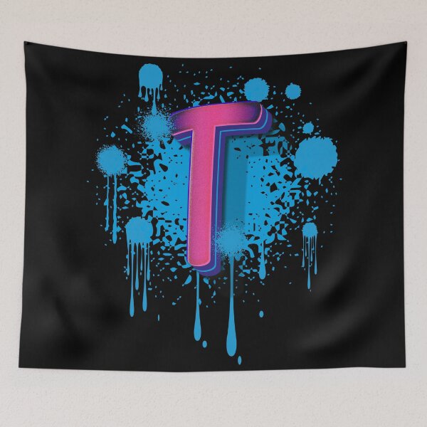 Item preview, T Graffiti Initial designed and sold by Kamiri.