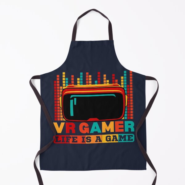 Item preview, VR Gamer Life Is A Game Colorful Kids VR DEsign Virtual Reality Headset Digital Pixelated designed and sold by DadJokeDescript.