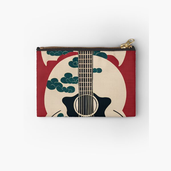 Item preview, Acoustic Guitar Japanese Style Abstract Artwork  designed and sold by redjaygraphics.