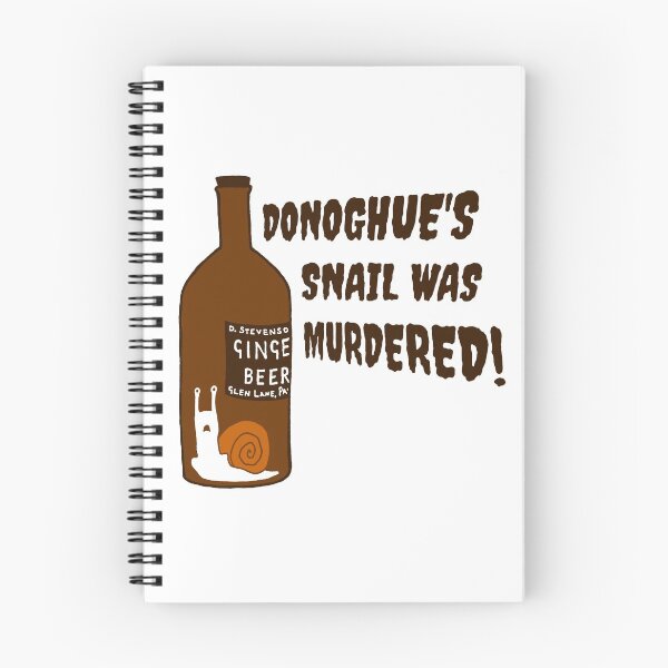Item preview, Donoghue's Snail was murdered! designed and sold by barlbarian.