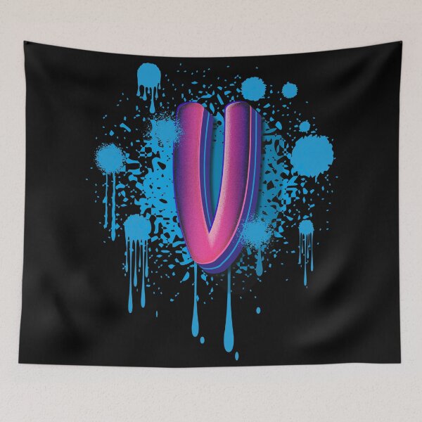 Item preview, V Graffiti Initial designed and sold by Kamiri.
