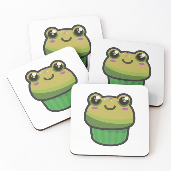 Item preview, Cute Frog Muffin Kawaii designed and sold by DurianDesign.