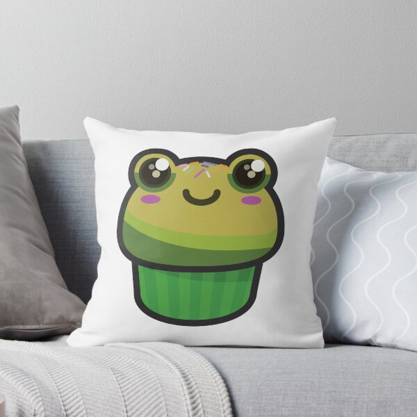 Item preview, Cute Frog Muffin Kawaii designed and sold by DurianDesign.