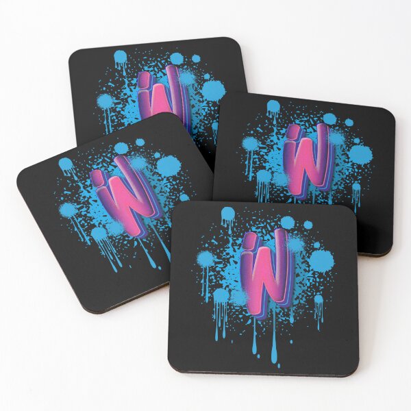 Item preview, W Graffiti Initial designed and sold by Kamiri.