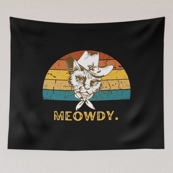 Item preview, Meowdy Cat designed and sold by SqueakitySqueak.