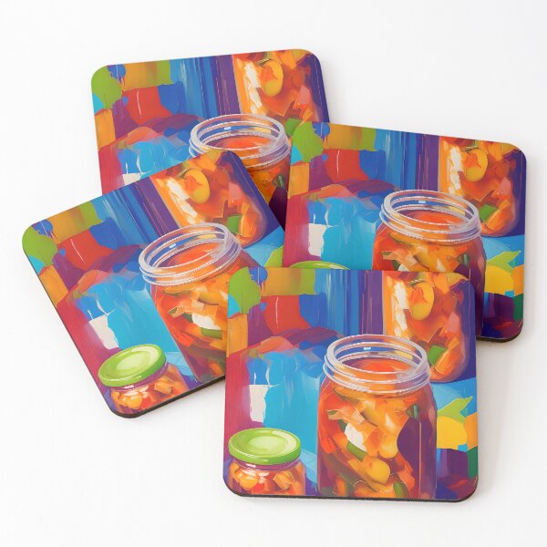 Item preview, You Should Pickle! Colourful Food Composition. designed and sold by FewBits.