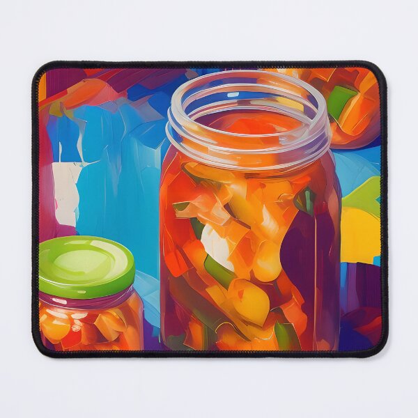 Item preview, You Should Pickle! Colourful Food Composition. designed and sold by FewBits.