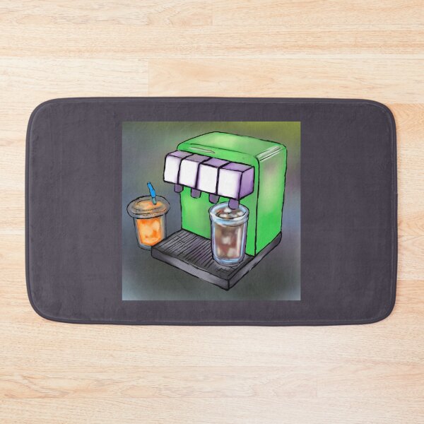 Item preview, Soda pop fountain drink carbonation machine orange cola ice cold drink designed and sold by super_shimizu.