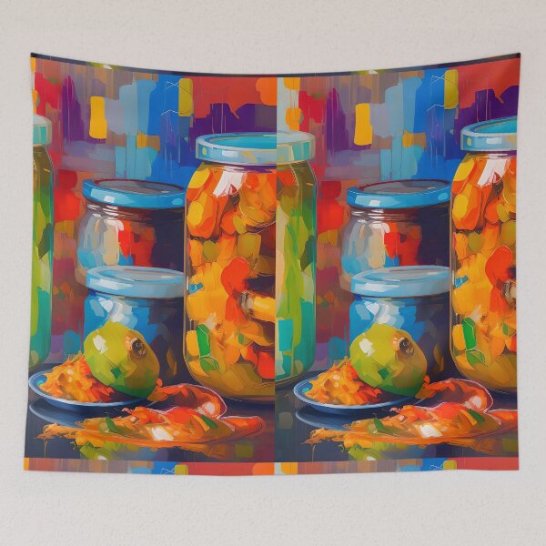 Item preview, Pickled Veggies. Colourful Food Composition. designed and sold by FewBits.