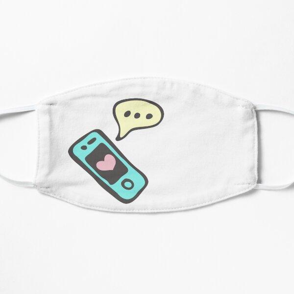 Love phone Flat Mask