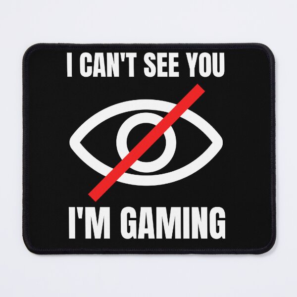 Item preview, I Can't See You I'm Virtual Reality Gaming Symbolic Language Headset Glasses designed and sold by DadJokeDescript.