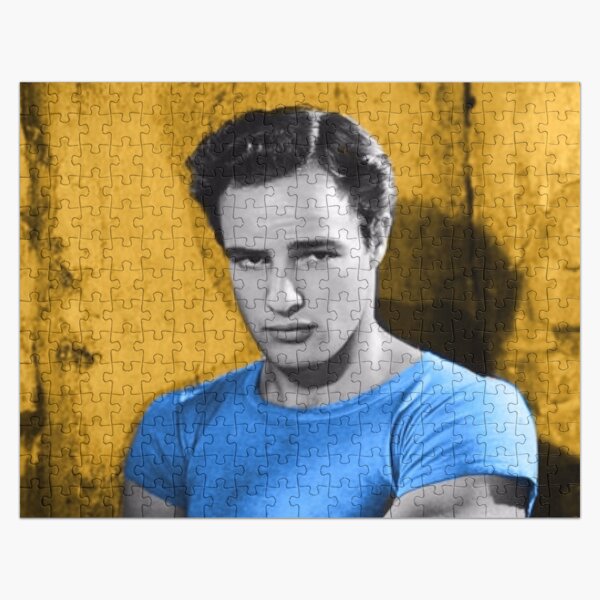 Item preview, Marlon Brando in blue and orange designed and sold by carmencuarzo.