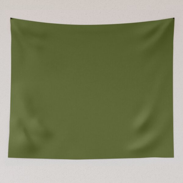 Item preview, Dark Olive Green Solid Color designed and sold by Whoopsidoodle.