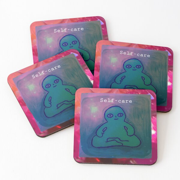 Item preview, Self care meditation smiling spirit  designed and sold by super_shimizu.
