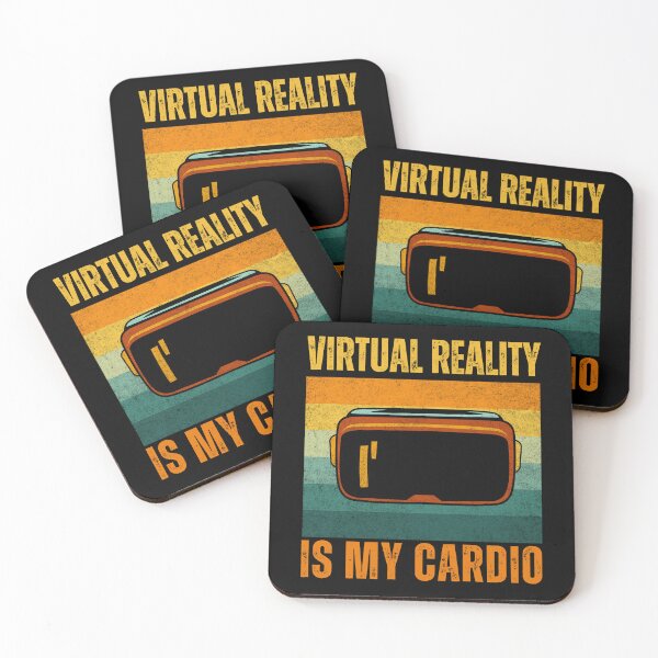 Item preview, Virtual Reality Is My Cardio Virtual Reality Exercise Fitness Workout Boxing Gym Aerobics designed and sold by DadJokeDescript.