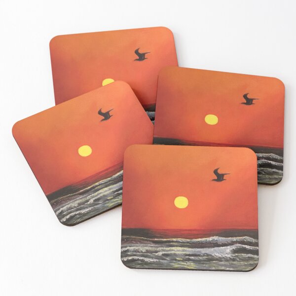 Item preview, Seagull at Sunset by designed and sold by Susan Alyn - MomandMeArt.