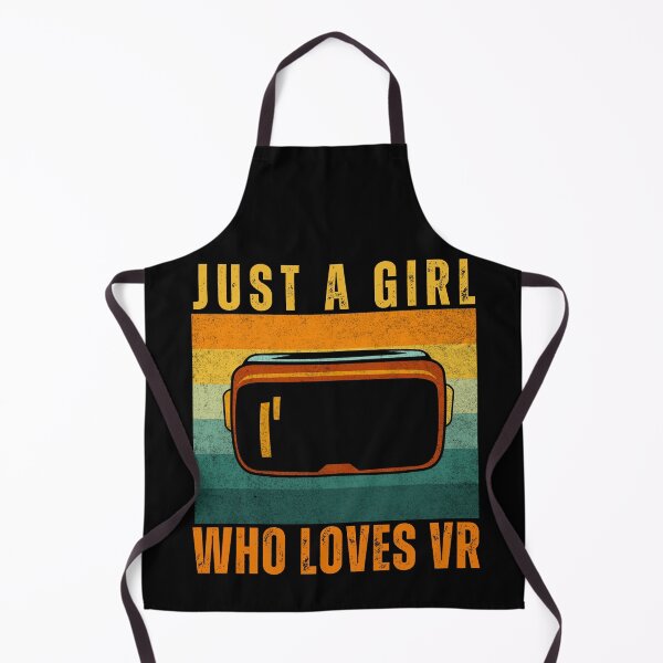 Item preview, Just A Girl Who Loves Virtual Reality Women Gamer VRheadset For Ladies Gaming designed and sold by DadJokeDescript.