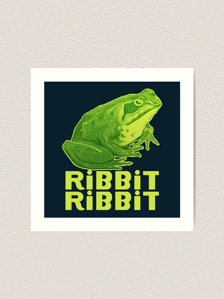 Ribbit Ribbit Frog | Art Print