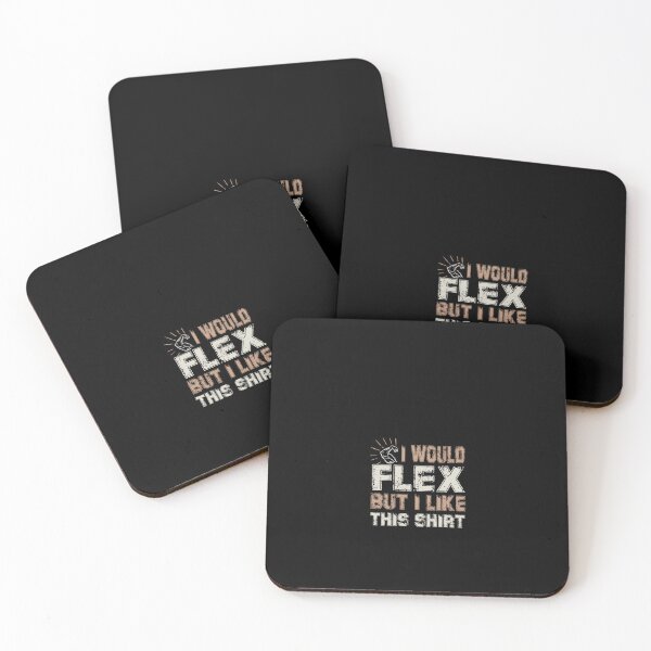 Item preview, I Would Flex But I Like This Shirt Muscles Funny designed and sold by StrongShirts.