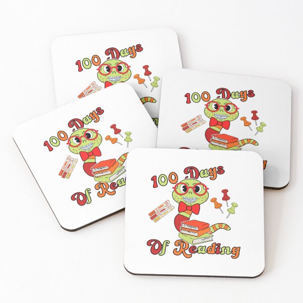 Item preview, 100 Days of Reading Cute Book Worm School designed and sold by GarnersDesigns.