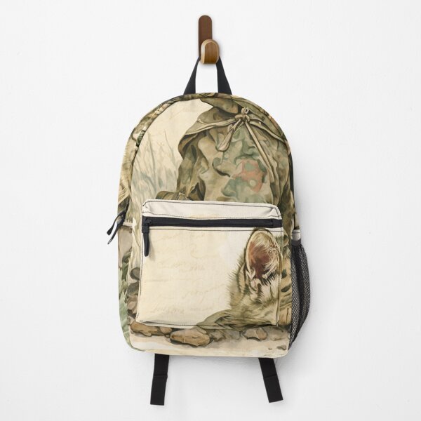 Item preview, Vintage Camo Kitty designed and sold by WilbDigital.