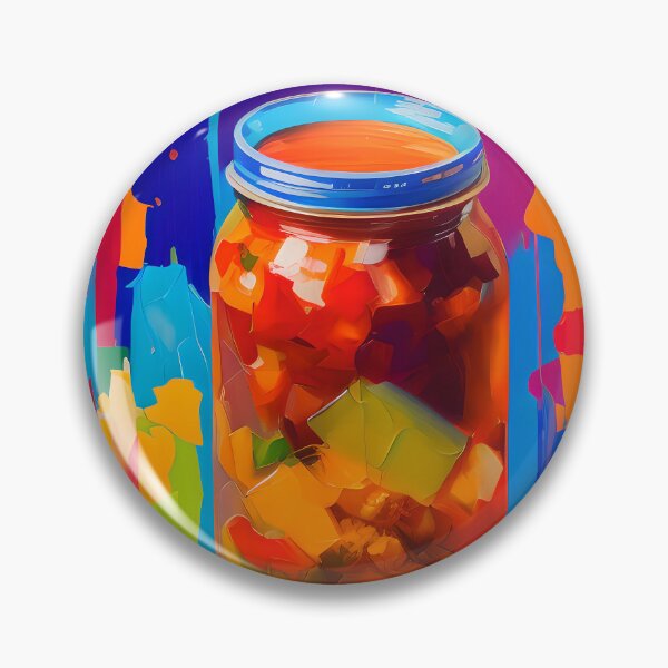 Item preview, Pickled vegetables. Colourful Food Composition. designed and sold by FewBits.