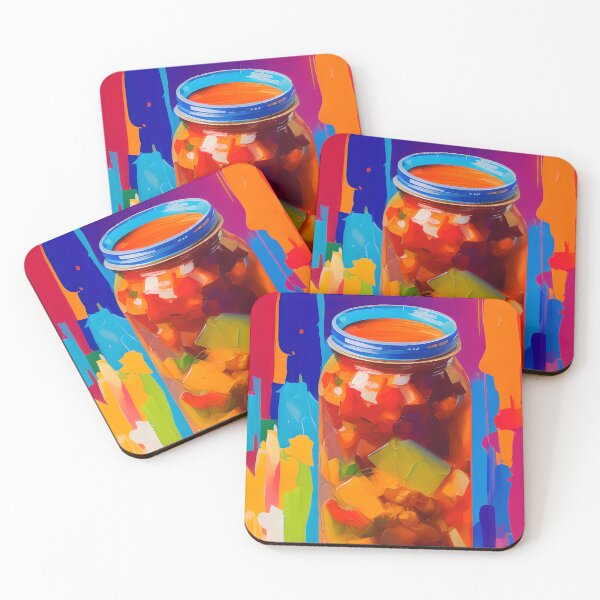 Item preview, Pickled vegetables. Colourful Food Composition. designed and sold by FewBits.