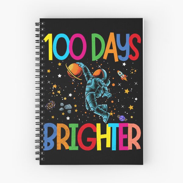 Item preview, 100 Days Brighter Stars 100th Day of School Astronaut designed and sold by Zulfiqqar.