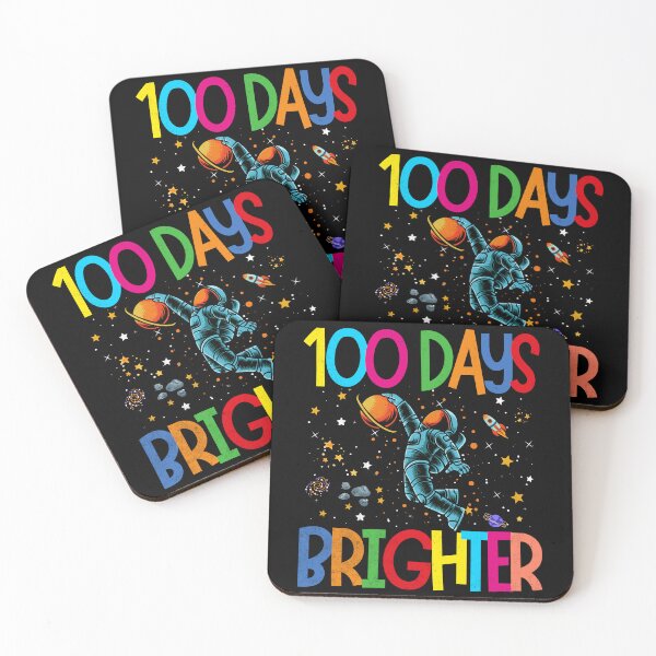 Item preview, 100 Days Brighter Stars 100th Day of School Astronaut designed and sold by Zulfiqqar.