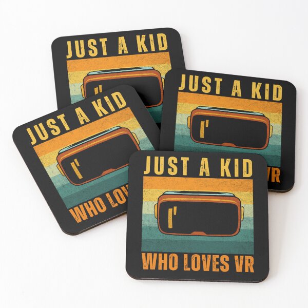 Item preview, Just A Kid Who Loves Virtual Reality Vintage Style VRComedy Headset For Adults designed and sold by DadJokeDescript.