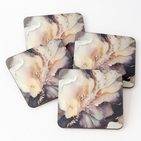 Item preview, Magnolia Aurora - Abstract Alcohol Ink Resin Art designed and sold by inkvestor.