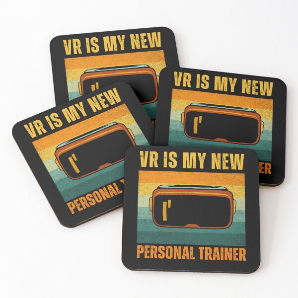Item preview, VR Is My New Personal Trainer Vintage Style VRComedy Headset For Adults designed and sold by DadJokeDescript.