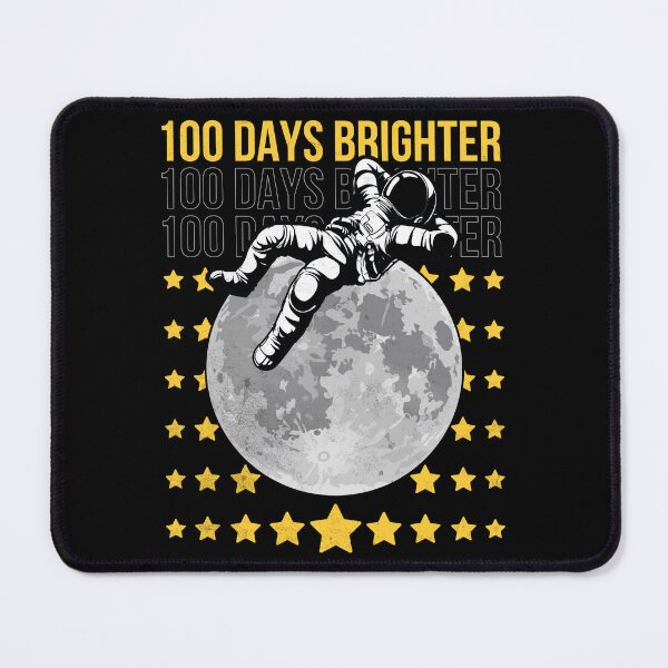 Item preview, 100 Days Brighter Stars 100th Day of School Astronaut designed and sold by Zulfiqqar.