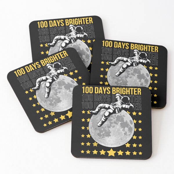 Item preview, 100 Days Brighter Stars 100th Day of School Astronaut designed and sold by Zulfiqqar.